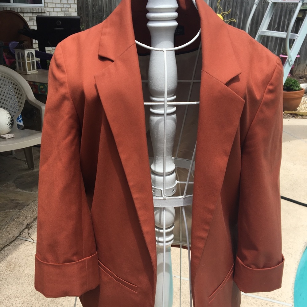 TopShop Mini blazer  3/4 length !! Size 2